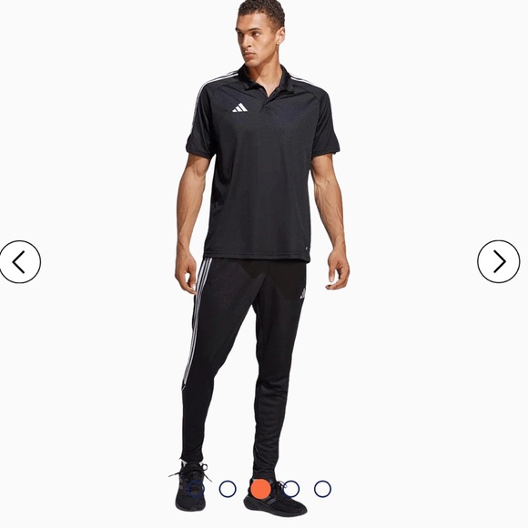 Adidas Tiro 23 League Pants | Men’s Black | Slim Fit Soccer Track Pants - Picture 4 of 11